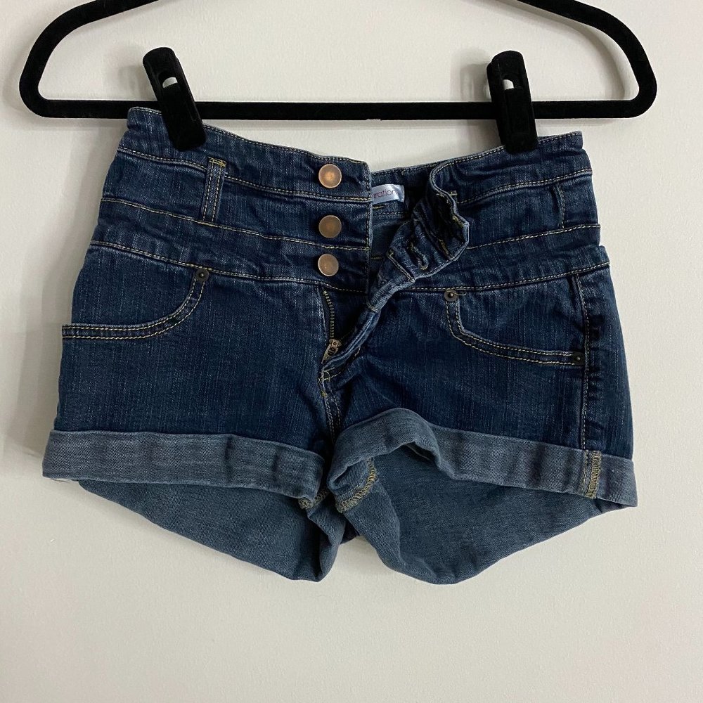 Denim Button Up Shorts💥